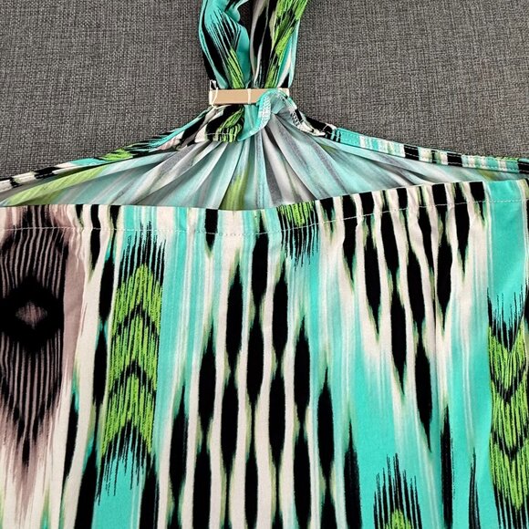New! with tags Jennifer Lopez Halter Dress Tribal Luxe MSRP: $60 Stretch - Picture 13 of 14